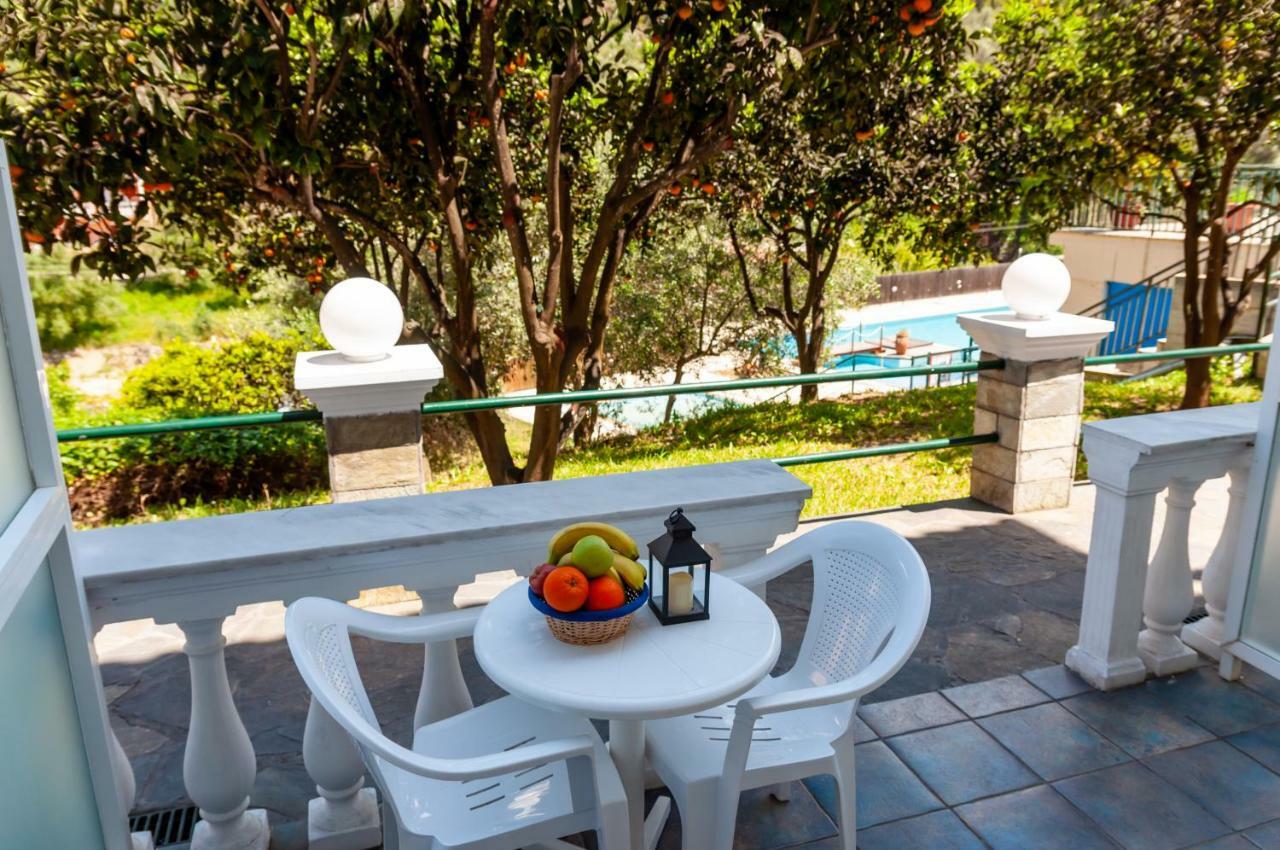 Apart Hotel Blumarin อากิออส กอร์ดิออส ภายนอก รูปภาพ